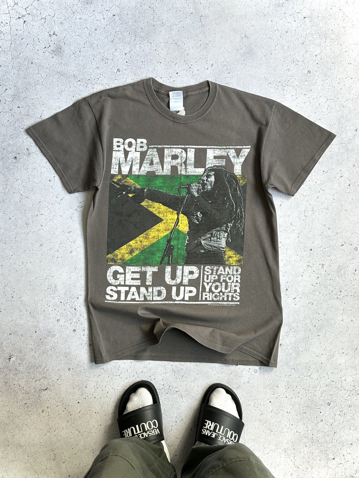 Band Tees × Bob Marley × Vintage Vintage y2k Bob Marley Reggae Tee Size US M / EU 48-50 / 2 - 1 Thumbnail