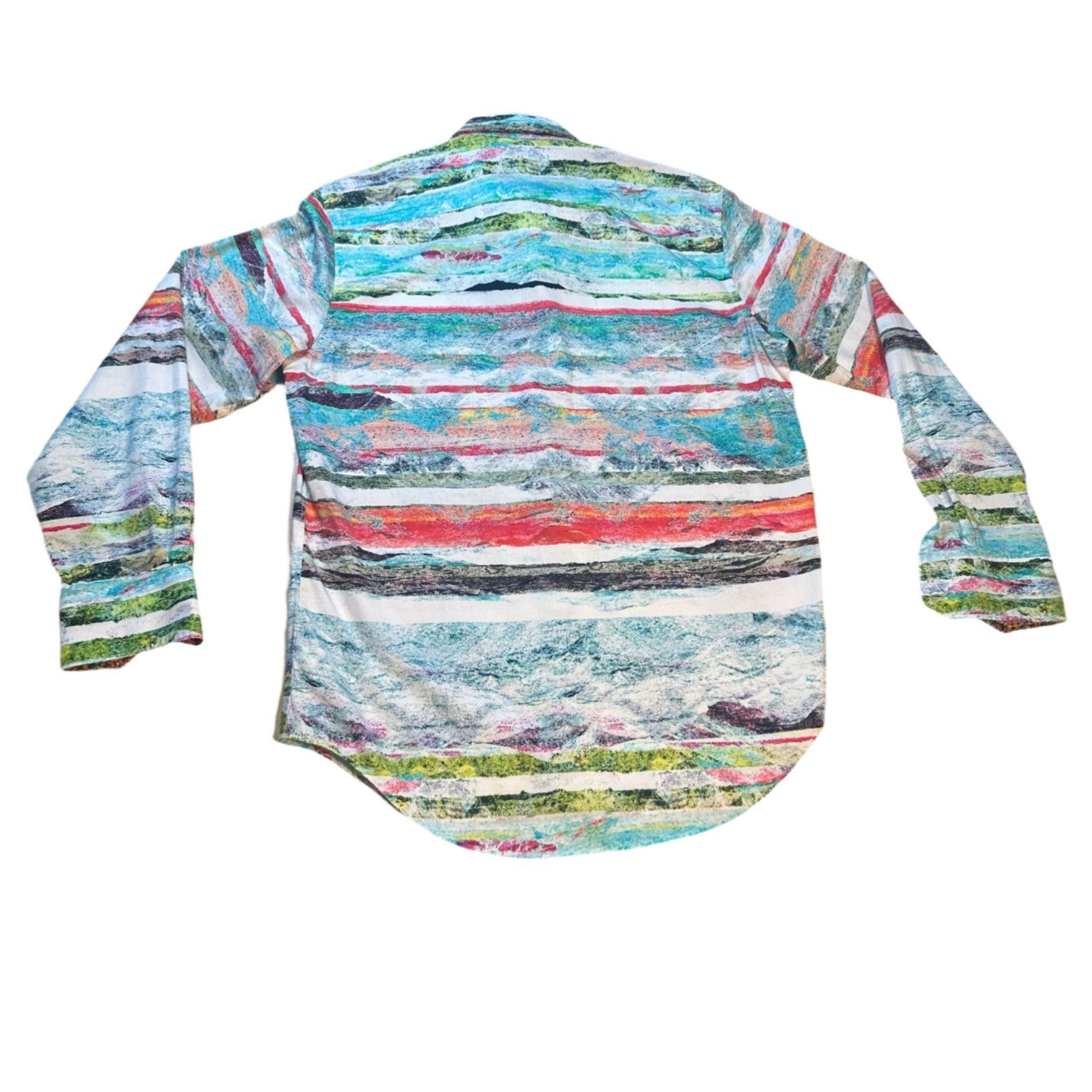 Robert Graham Robert Graham Bedouins Multicolor Summer Sunset Stripe Shirt Size US M / EU 48-50 / 2 - 4 Thumbnail