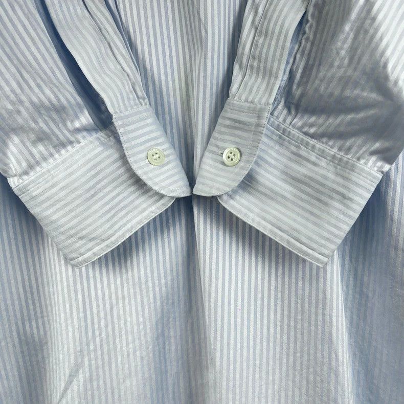 Dior Dior Blue irregular Polo collar striped dress Size XS / US 0-2 / IT 36-38 - 4 Thumbnail