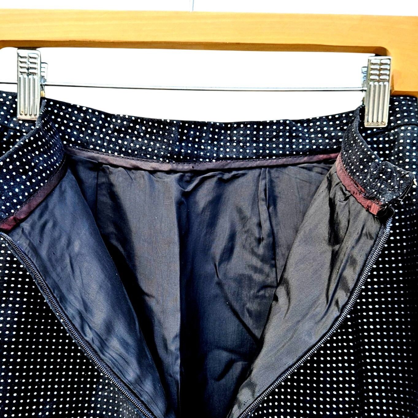 Other 80s Lillie Rubin Black Leather Pencil Skirt Small Suede Adri Size 26" / US 2 / IT 38 - 2 Thumbnail