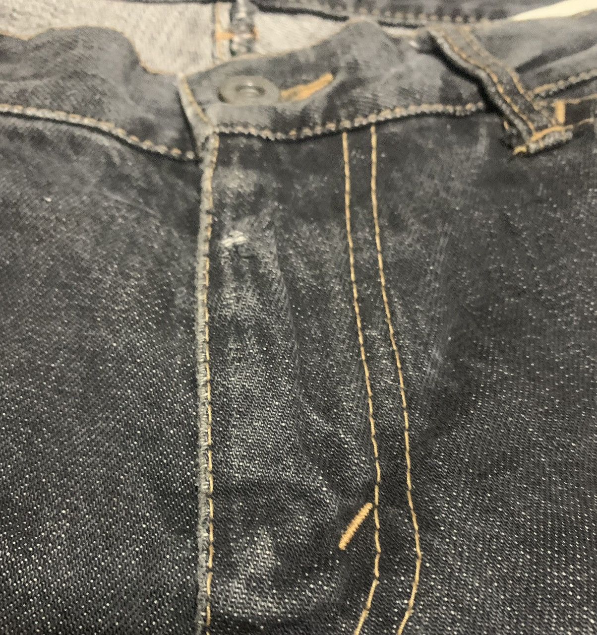 Junya Watanabe AD2004 Junya Watanabe Commes Des Garcons Curve Leg Jeans Size US 35 - 11 Thumbnail