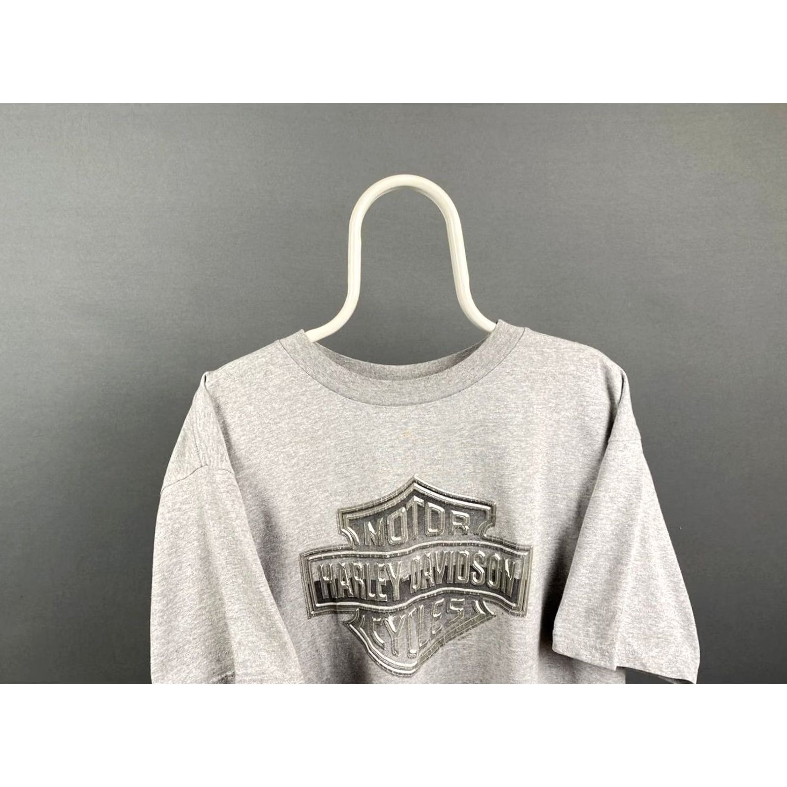 Harley Davidson Harley-Davidson Mens T-Shirt Gray XL Crew Neck Short Sleeve Motorcycle Logo Classic All Seasons Breathsable Shirt Size US XL / EU 56 / 4 - 7 Thumbnail