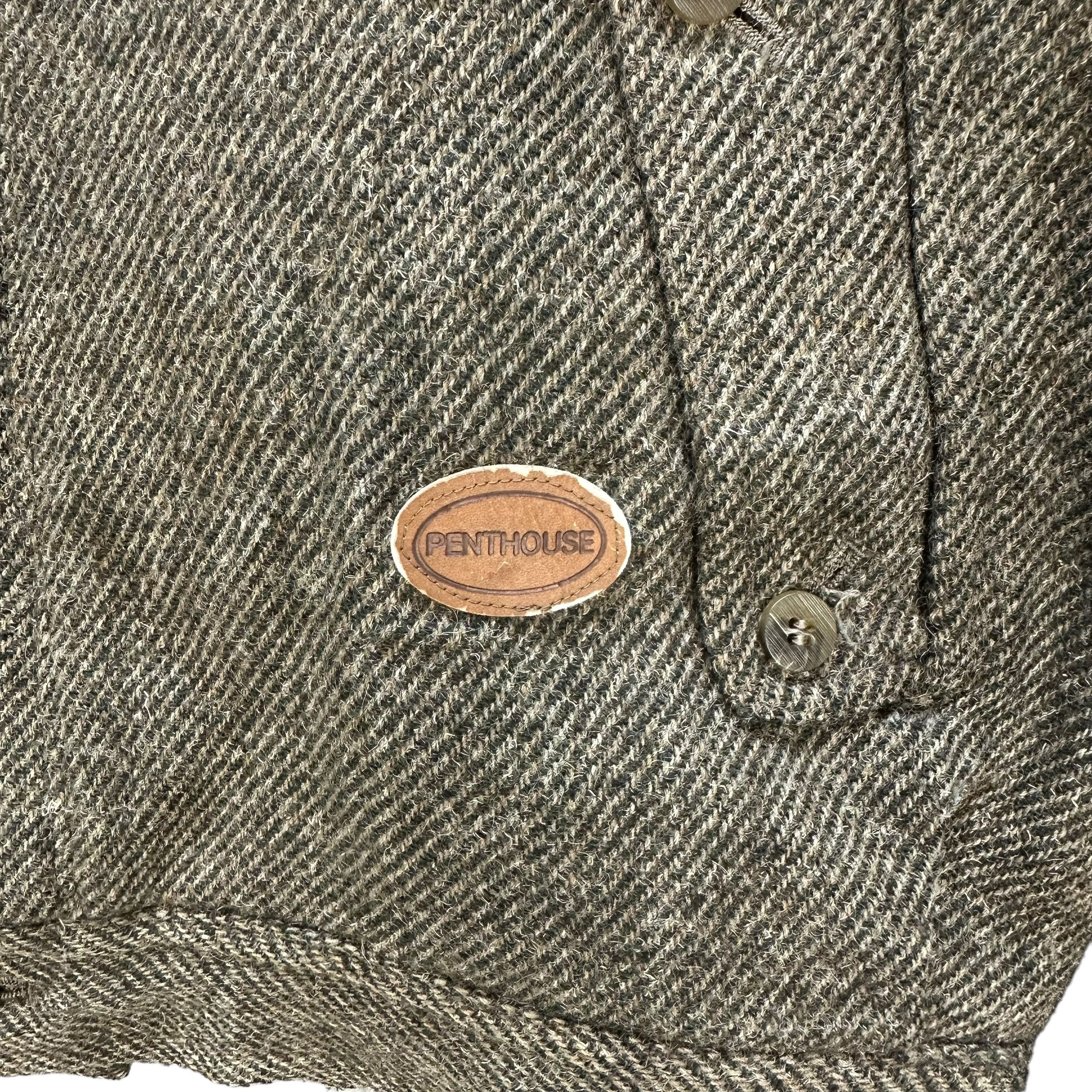 Vintage PENTHOUSE WOOL SHERPA COLLAR JACKET #A14-0356 Size US M / EU 48-50 / 2 - 4 Thumbnail