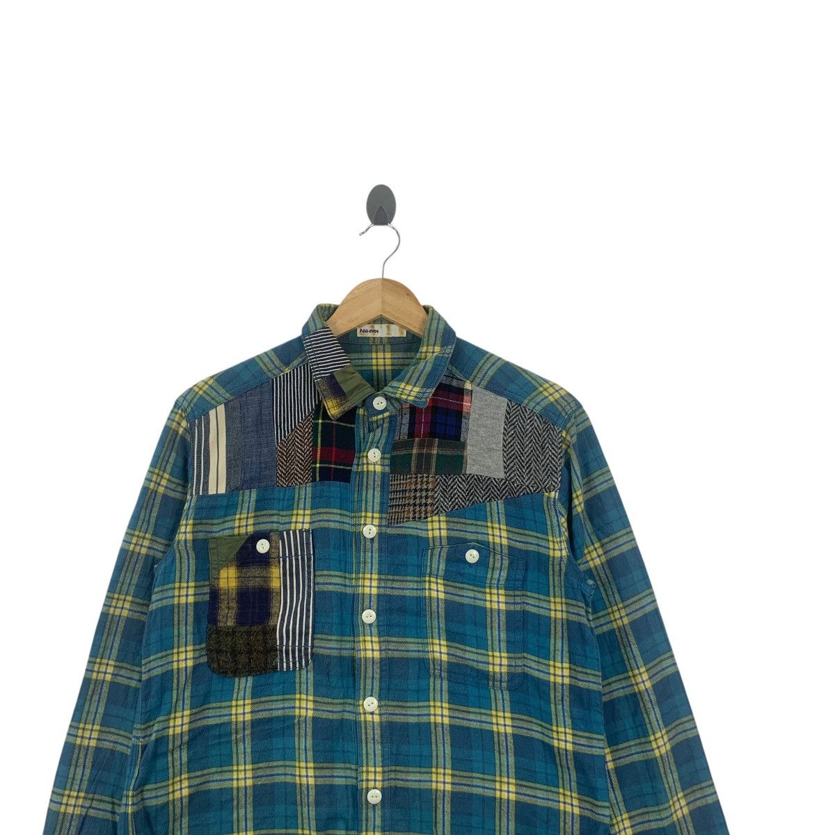 Issey Miyake Vintage ISSEY MIYAKE NE-NET Collection Patchwork Casual Tee Size S / US 4 / IT 40 - 2 Thumbnail