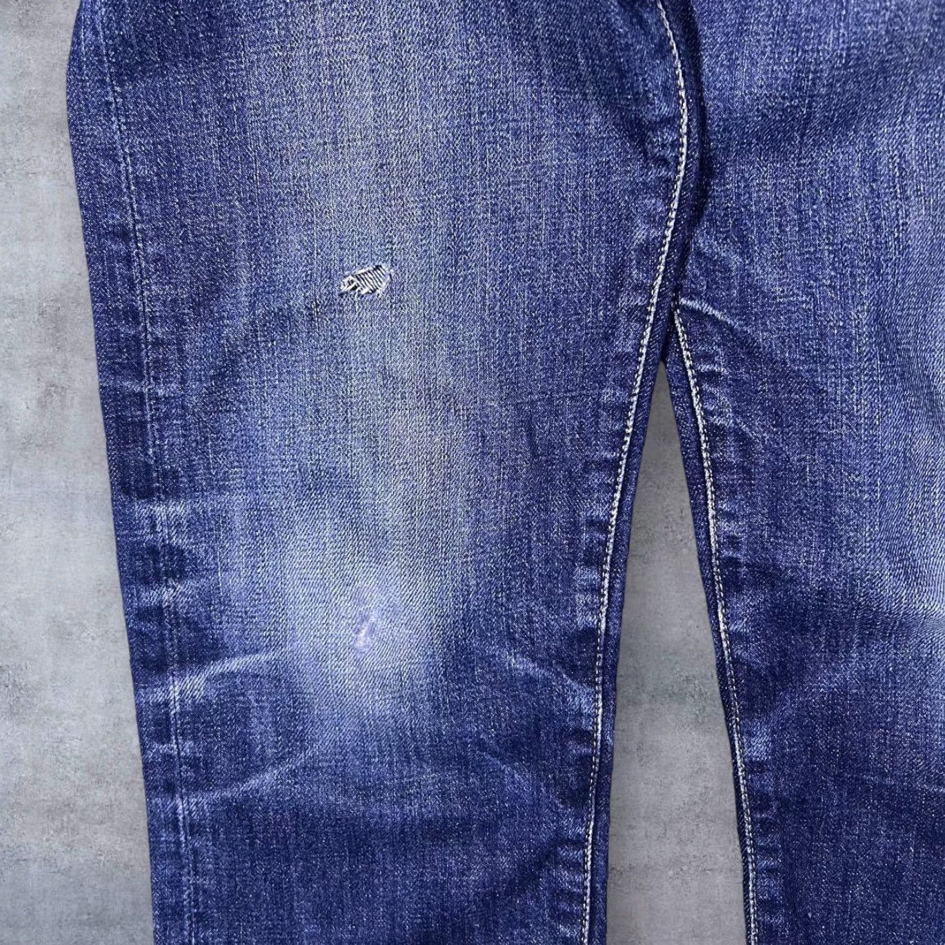 Carhartt Carhartt Klondike Pant II Blue Denim Regular Tapered Fit Jeans 29 x 32 Mens Jeans Denim Blue Size US 29 - 6 Thumbnail