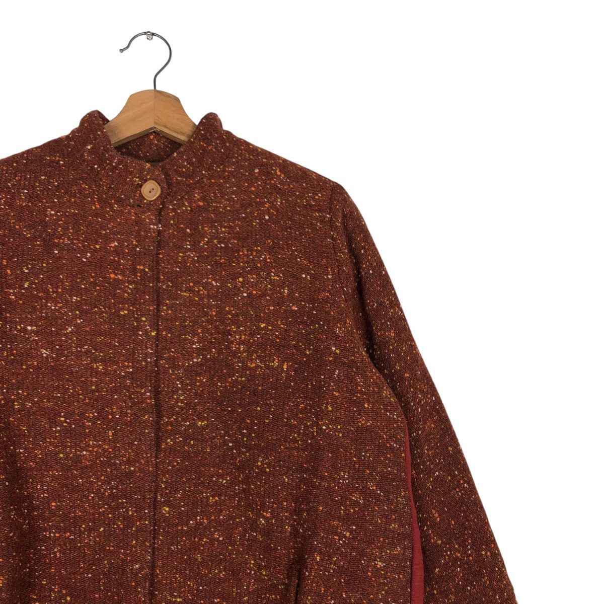 Japanese Brand 📌Vintage Wool Bomber Jacket Herringbone Nemeth Design Size US M / EU 48-50 / 2 - 7 Thumbnail