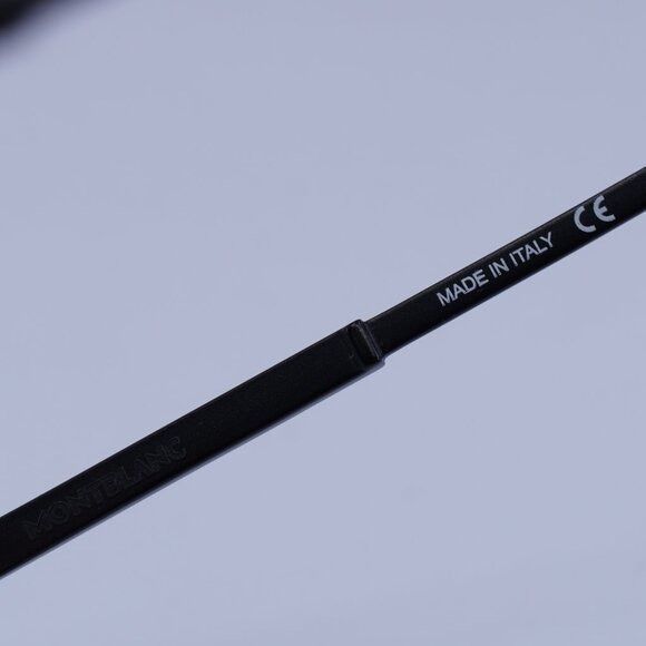 Montblanc Montblanc MB0029O 004 Eyeglasses Black 58mm Rectangle Frame Size ONE SIZE - 8 Thumbnail