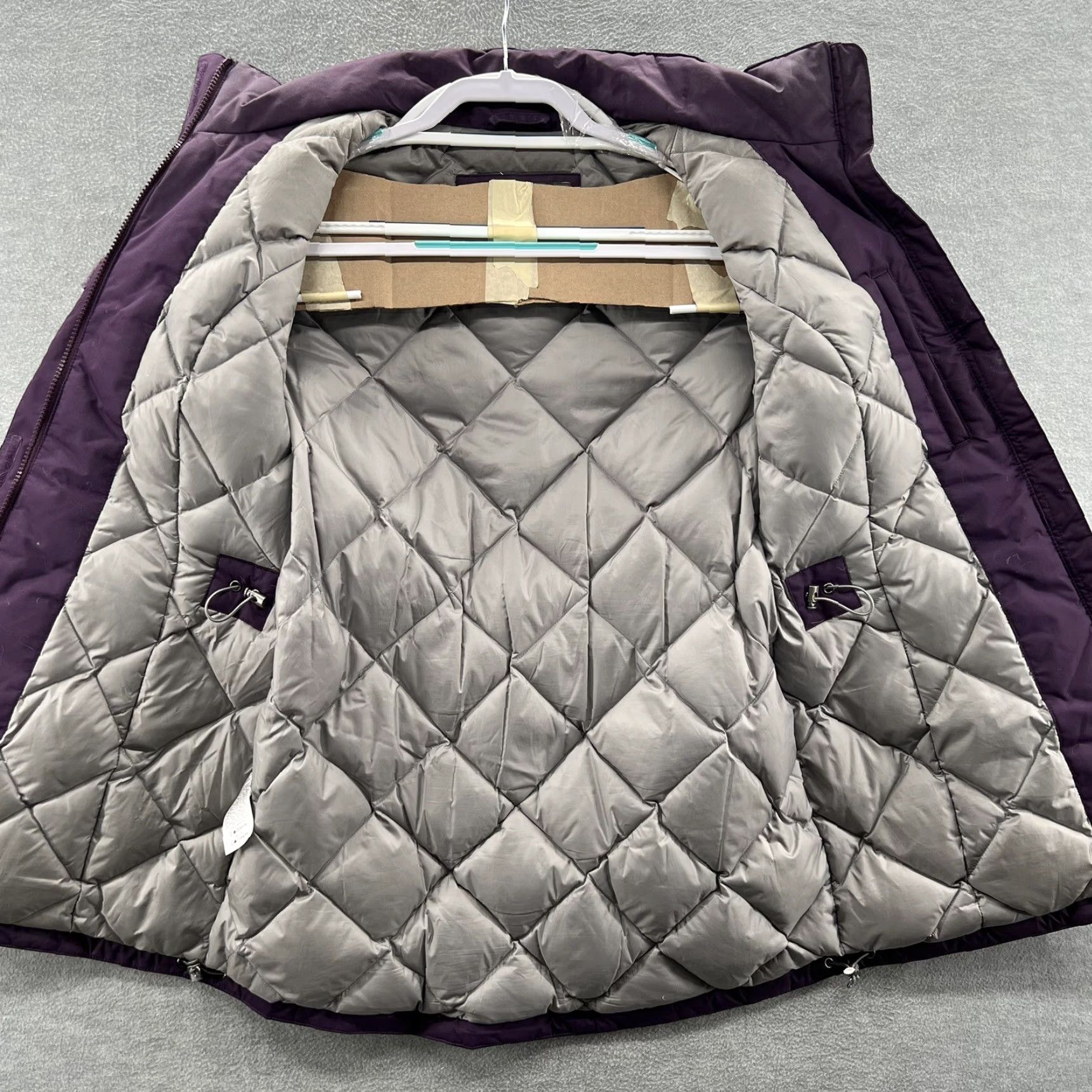 Eddie Bauer Eddie Bauer Womens PS Full Zip Goose Down Purple Softshell Jacket Size S / US 4 / IT 40 - 3 Thumbnail