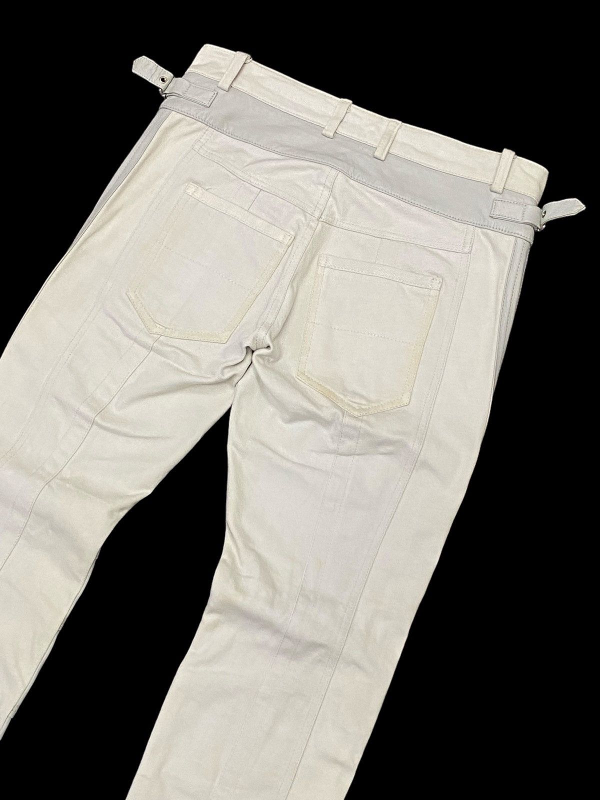 Diesel Diesel Black Gold Denim Trimmed Leather Pants Size US 30 / EU 46 - 23 Thumbnail