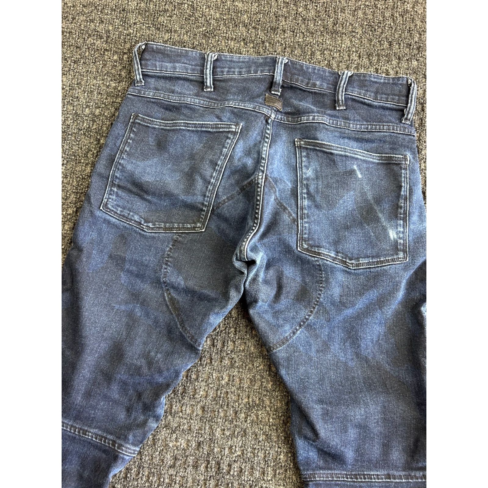 G-Star VINTAGE G Star Raw Jeans 31 x 32 Slim Blue 3D Biker Motorcycle Streetwear Men Jeans Size US 31 - 5 Thumbnail