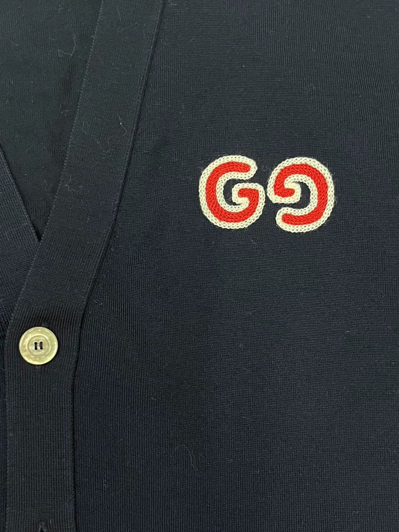 Gucci Gucci GG embroidered V-neck single-breasted long-sleeved k Size US XL / EU 56 / 4 - 3 Thumbnail