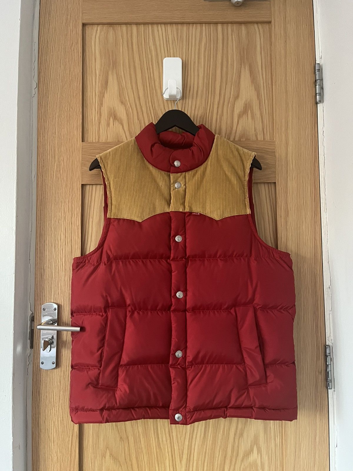 Levi's × Levi's Vintage Clothing Red Gilet BODYWARMER Size US S / EU 44-46 / 1 - 1 Thumbnail