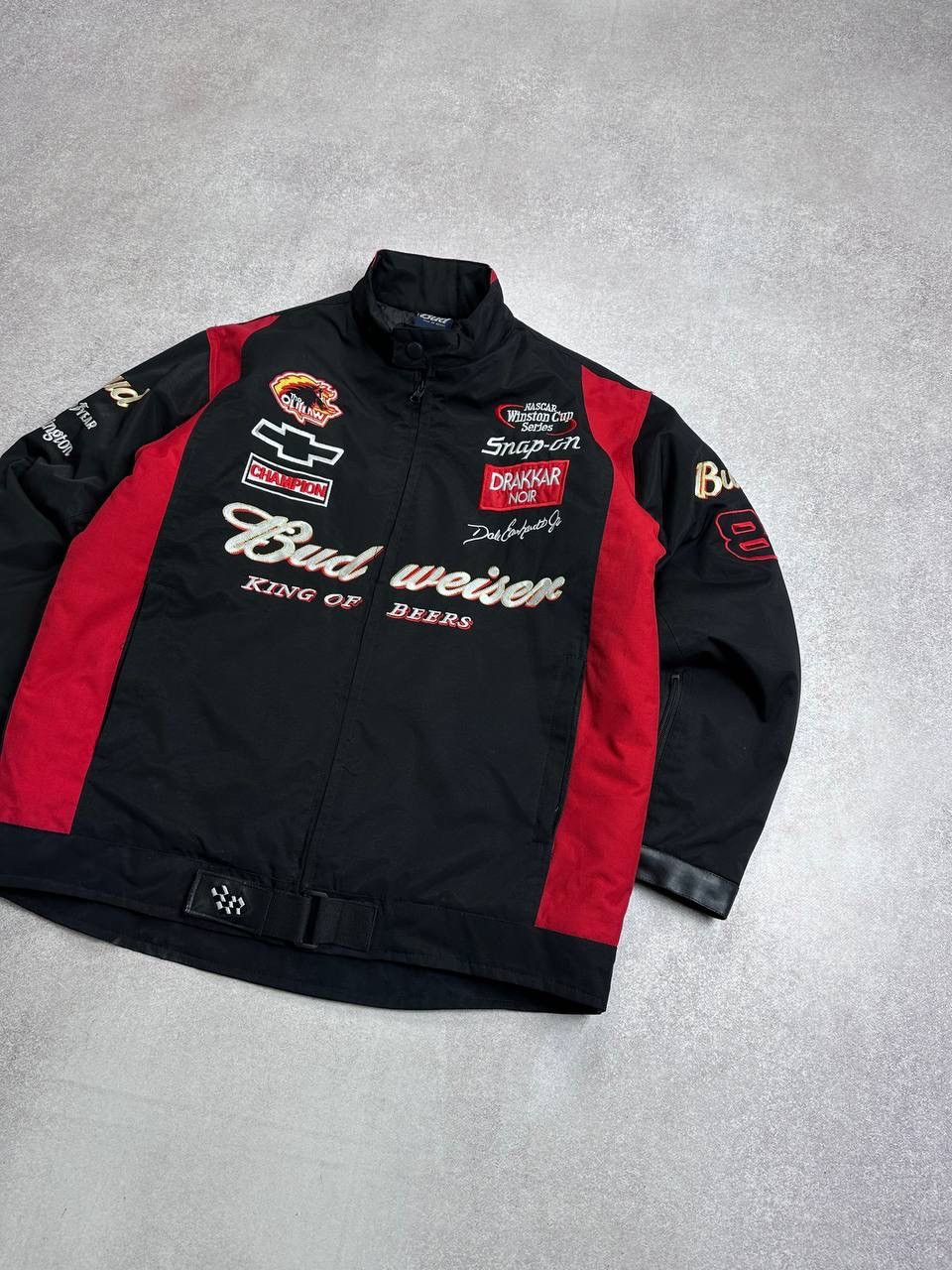 Vintage Vintage 90's Budweiser Boxy F-1 Nascar Racing Y2K Jacket L Size US L / EU 52-54 / 3 - 2 Thumbnail