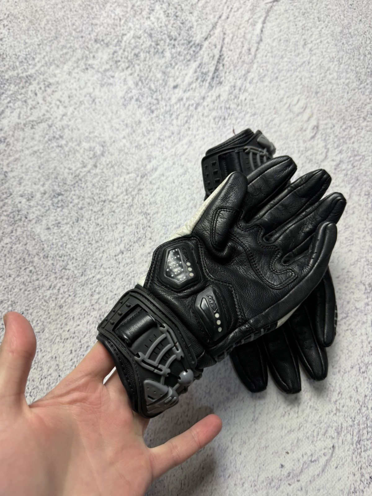 Japanese Brand Vintage Motorcycle Gloves Knox Avant garde Y2K Size ONE SIZE - 6 Thumbnail