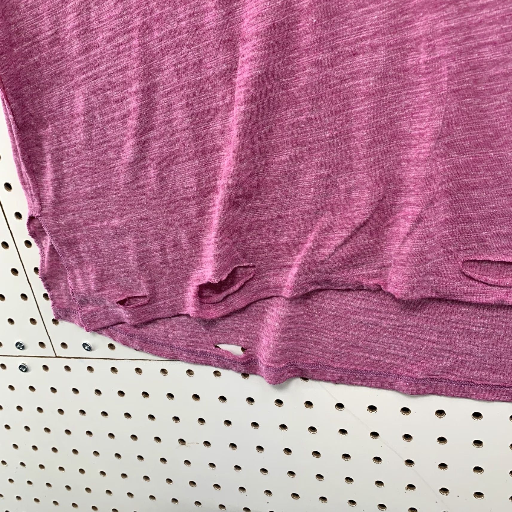 Vintage We The Free Womens Small Purple Distressed Syle Short Sleeve Top Shirt Size S / US 4 / IT 40 - 7 Thumbnail