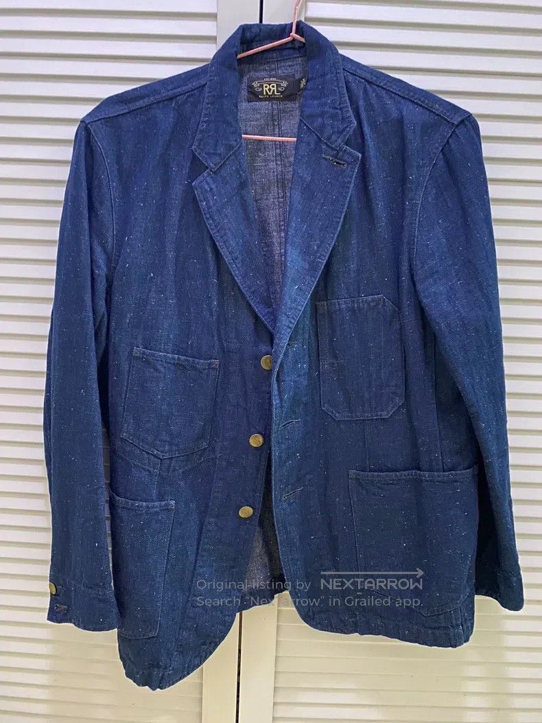 RRL Ralph Lauren RRL Ralph Lauren Cotton linen gold button original color d Size US L / EU 52-54 / 3 - 1 Thumbnail