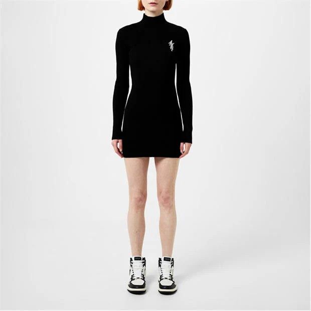Amiri o1g2r1mq0125 Mini Dresses in Black Size S / US 4 / IT 40 - 4 Thumbnail