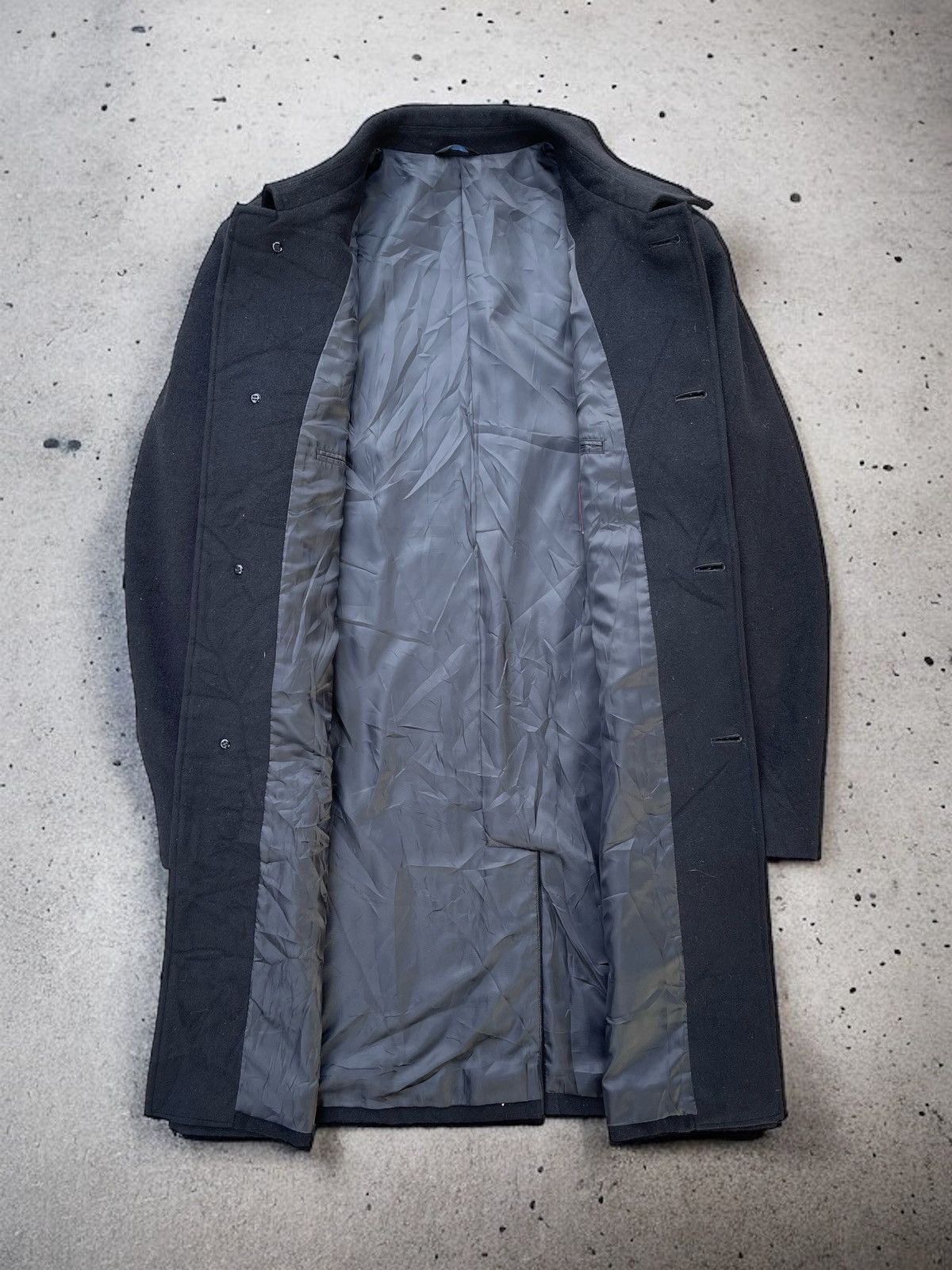Yohji Yamamoto 🔥 YOHJI YAMAMOTO WOOL COAT BUTTON DOWN Size US L / EU 52-54 / 3 - 5 Thumbnail