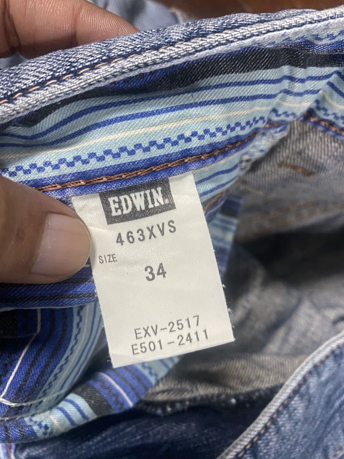 If Six Was Nine Edwin Exclusive Vintage Lgb Style Denim distressed mud wash Size US 36 / EU 52 - 18 Thumbnail