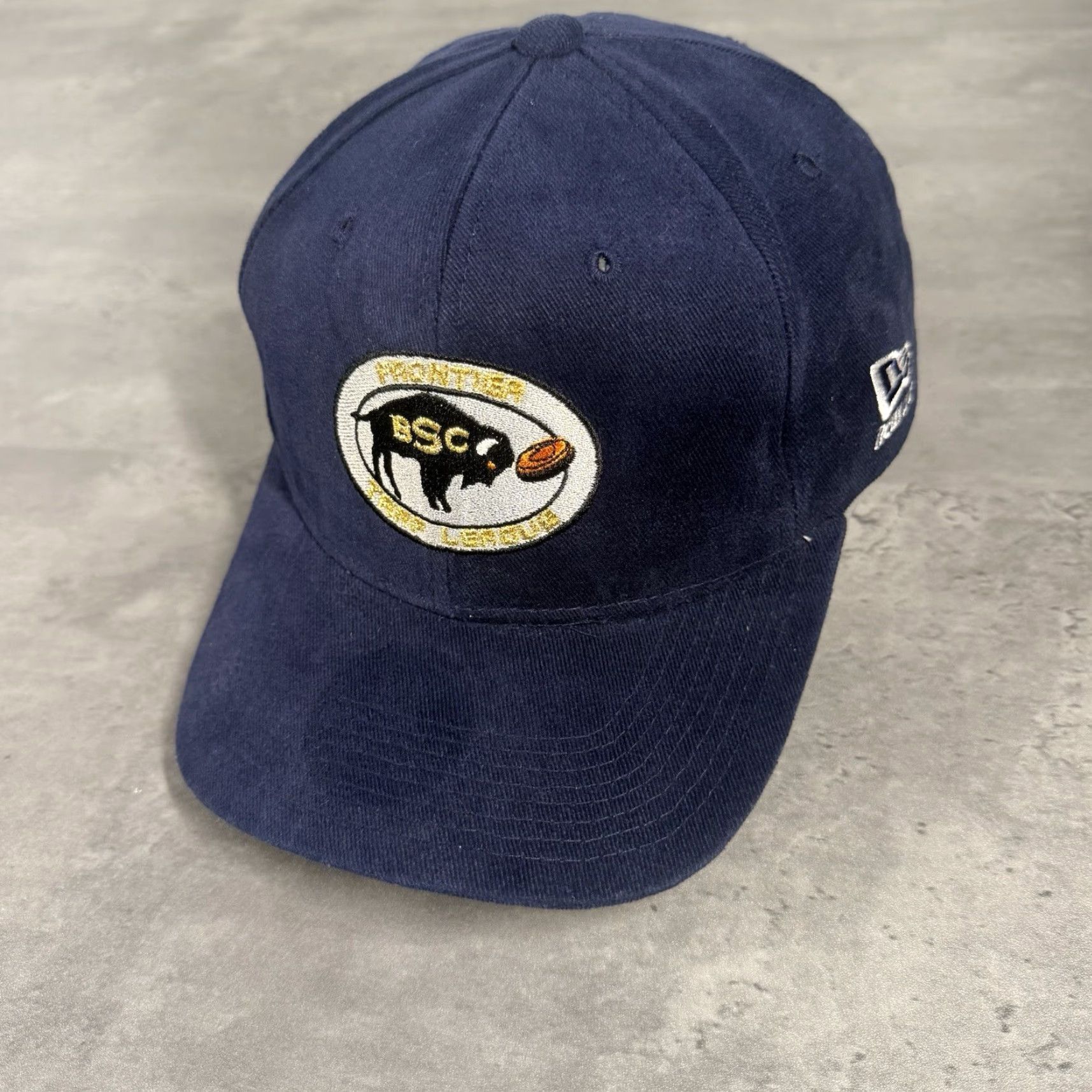 New Era VINTAGE Skeet Trap Clay Shooting Hat Navy Gold Trucker New Era Hunting Gun Cap Size ONE SIZE - 2 Thumbnail