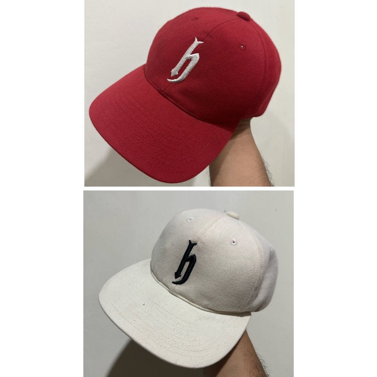 image of Band Tees 90’S Dj Honda Classic “H” Baseball Hat in Red, Men's