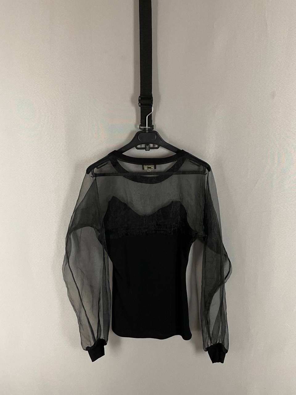 Jean Paul Gaultier Jean Paul Gaultier Black Crewneck Long Sleeve Tee Size S / US 4 / IT 40 - 5 Thumbnail
