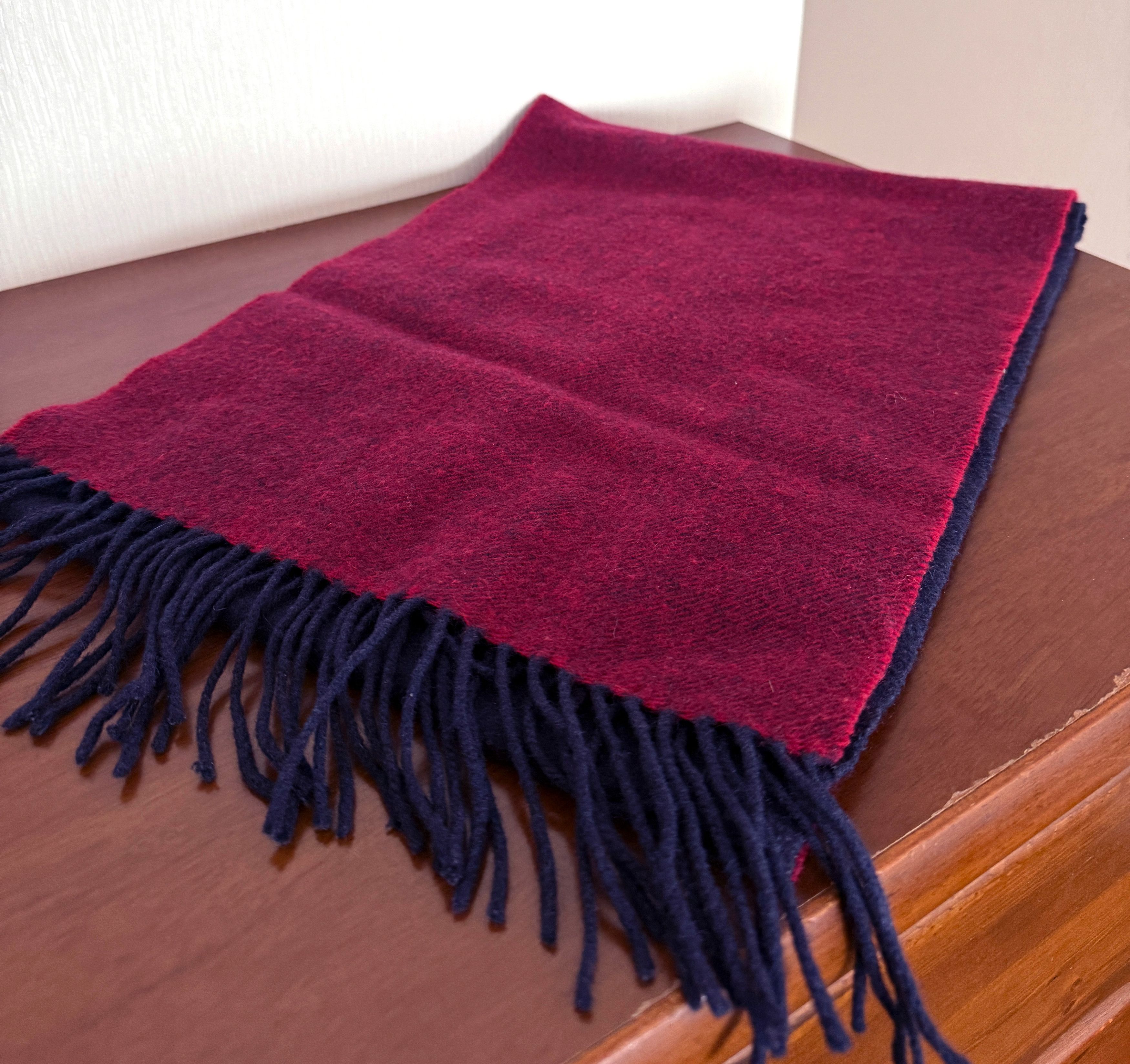 United Arrows Green Label 100% cashmere reversible scarf Size ONE SIZE - 4 Thumbnail