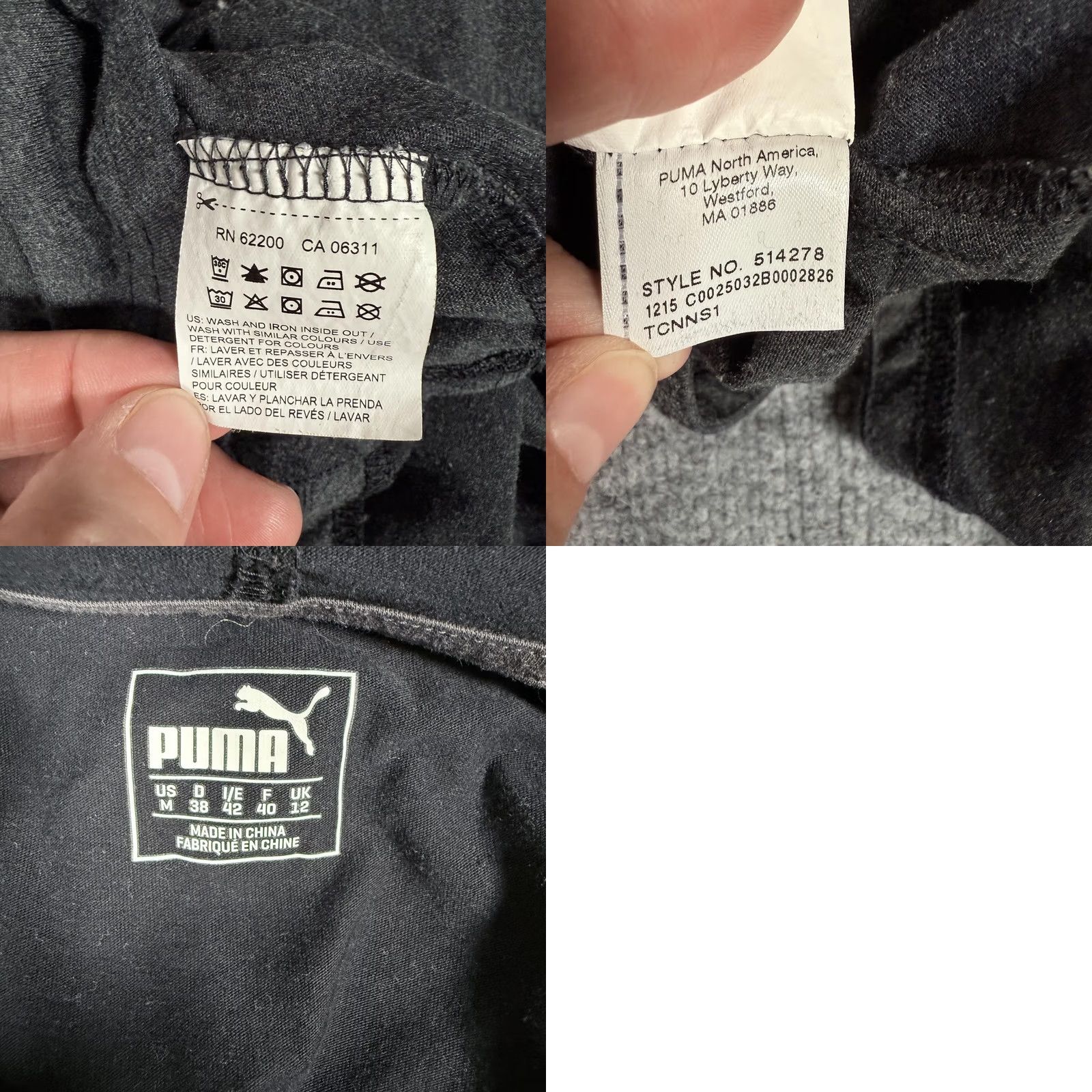 Puma PUMA Shirt Womens M Gray Hoodie Pullover Long Sleeve Athletic Lightweight Casual Size M / US 6-8 / IT 42-44 - 9 Thumbnail