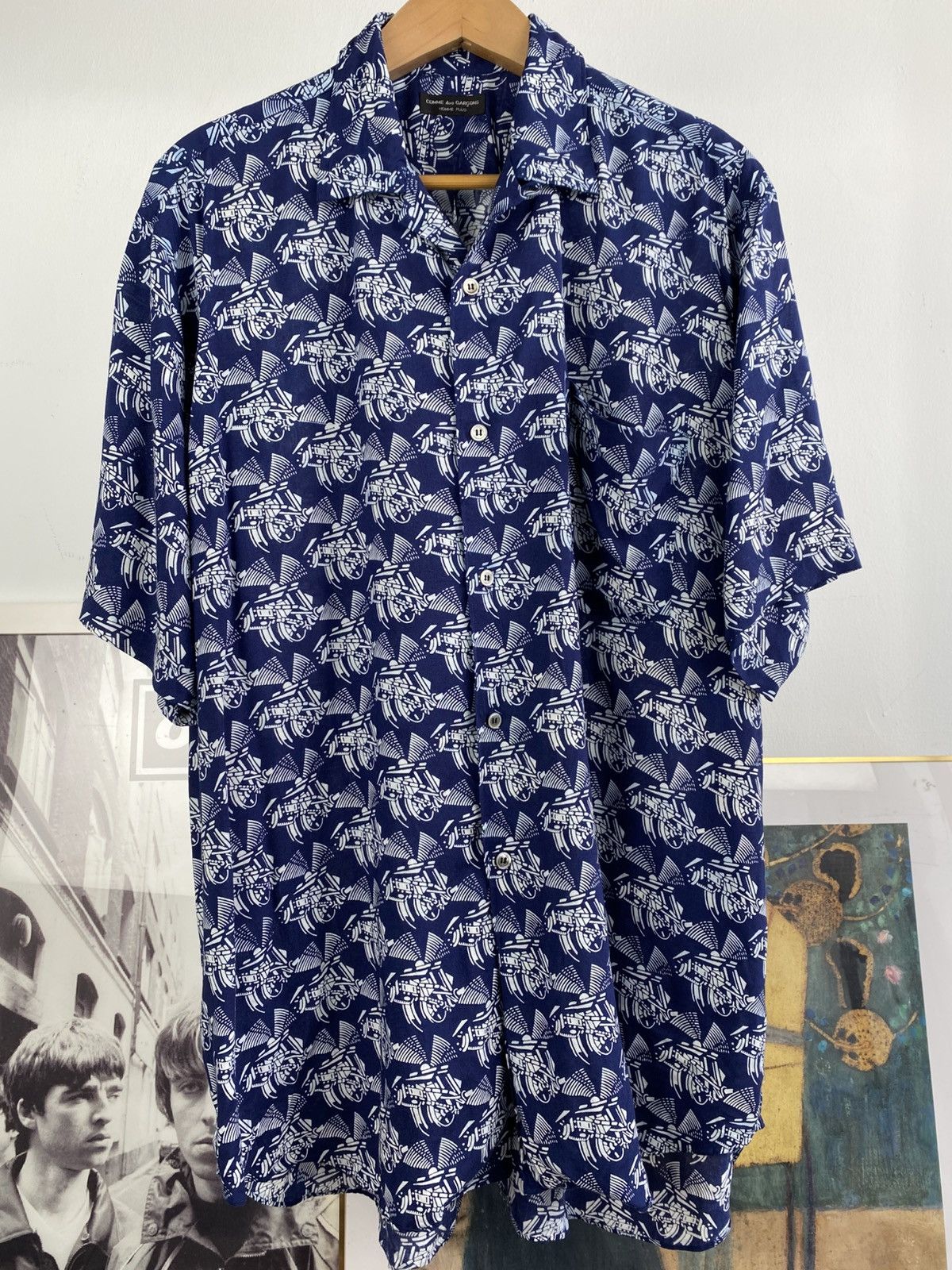 Comme des Garcons Homme Plus Vintage 90’s Comme des Garcons Homme plus Rayon Shirt Size US XL / EU 56 / 4 - 2 Thumbnail