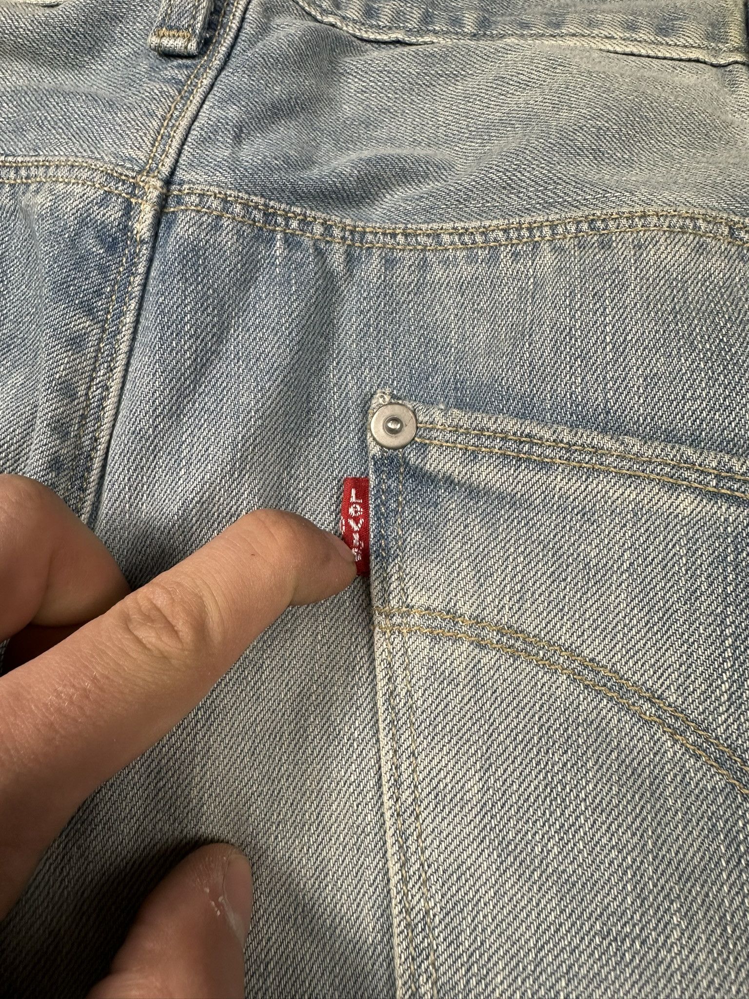 Engineered Garments × Levi's Vintage Y2k Levi's Engineered Jeans Shorts Jorts Size US 34 / EU 50 - 8 Thumbnail