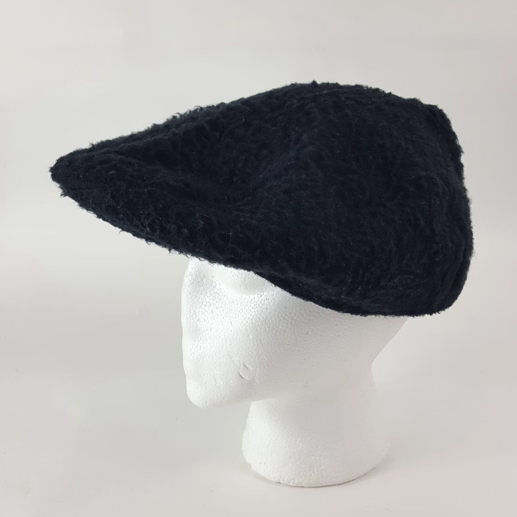 Disney VINTAGE Disney Mickey Mouse Newsboy Cap Hat - Black Fleece - Size M - 90s Cartoon - Mens Size US M / EU 48-50 / 2 - 3 Thumbnail