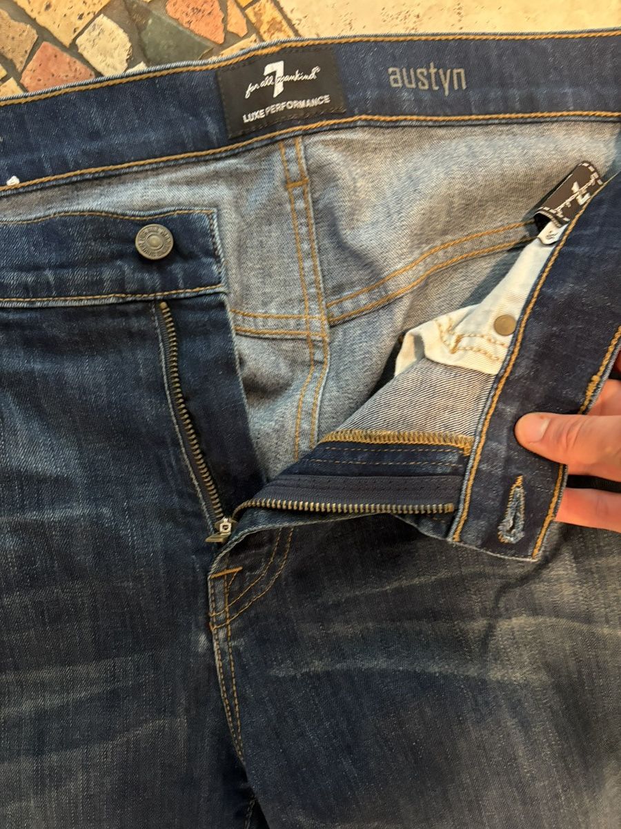 7 For All Mankind 7 For All Mankind Blue Jeans Size 36 Size US 36 / EU 52 - 3 Thumbnail