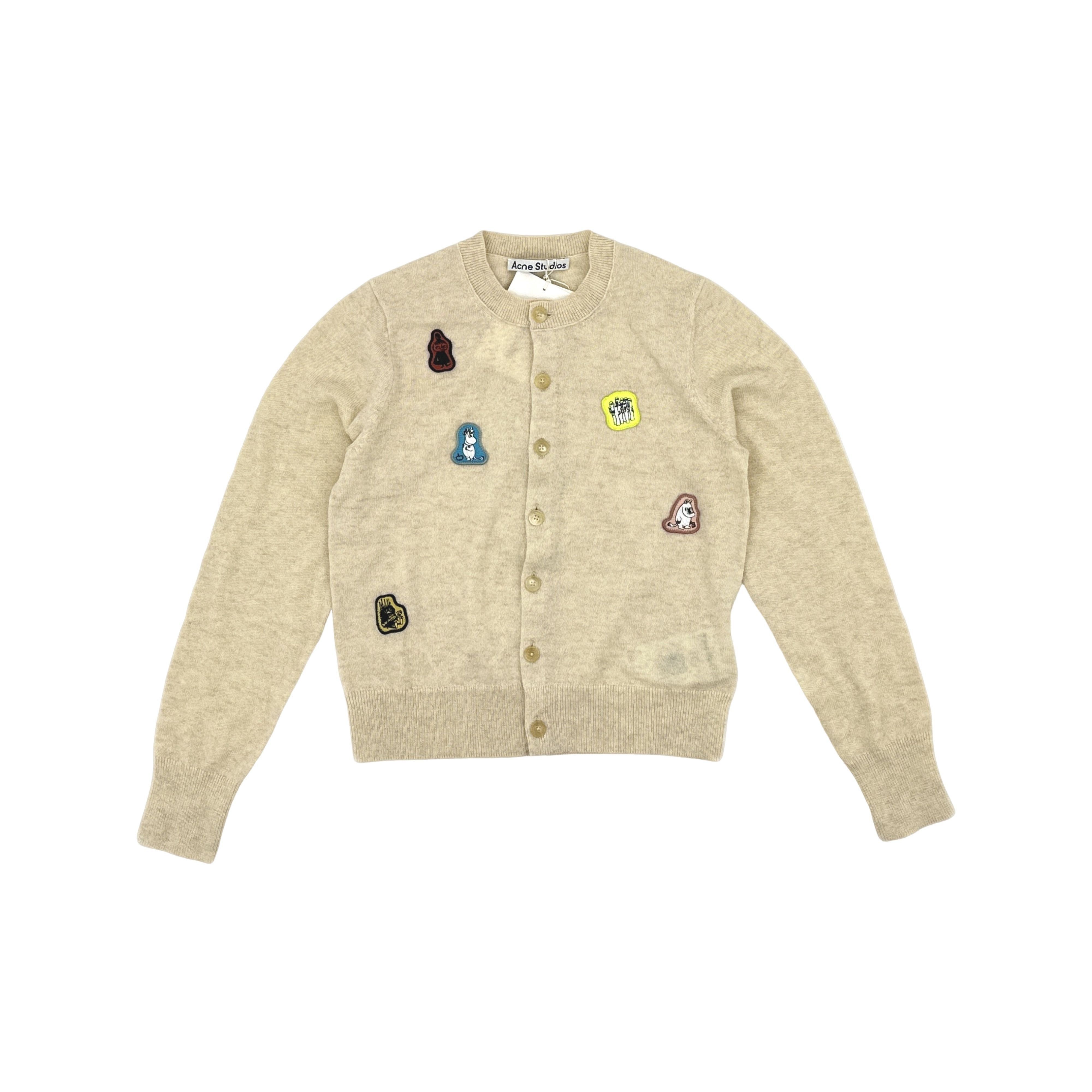 Acne Studios Acne Studios x Moomin Patched Cardigan XS Size XS / US 0-2 / IT 36-38 - 1 Thumbnail