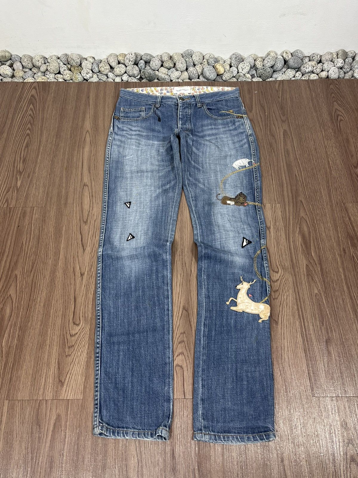 Issey Miyake × Tsumori Chisato Tsumori Chisato Animal Love Jeans Size US 29 - 3 Thumbnail
