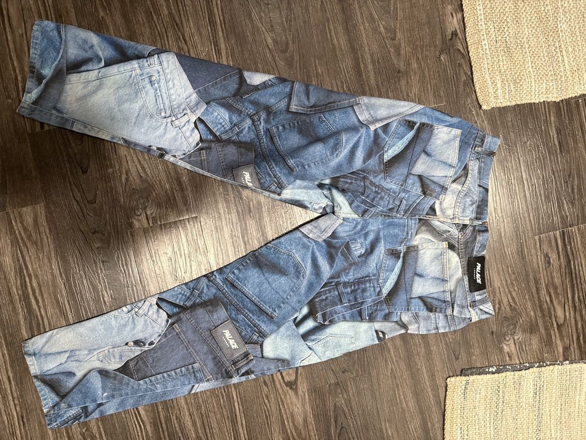 Jean × Palace × Vintage Palace Double Denim Jeans Size US 34 / EU 50 - 2 Thumbnail