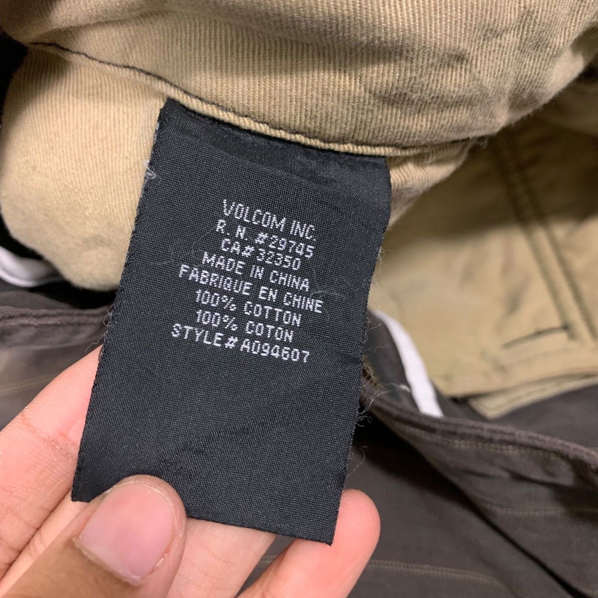Volcom Volcom Stone Striped Sun Faded Cargo Short Pant #0982-C44 Size US 32 / EU 48 - 17 Thumbnail