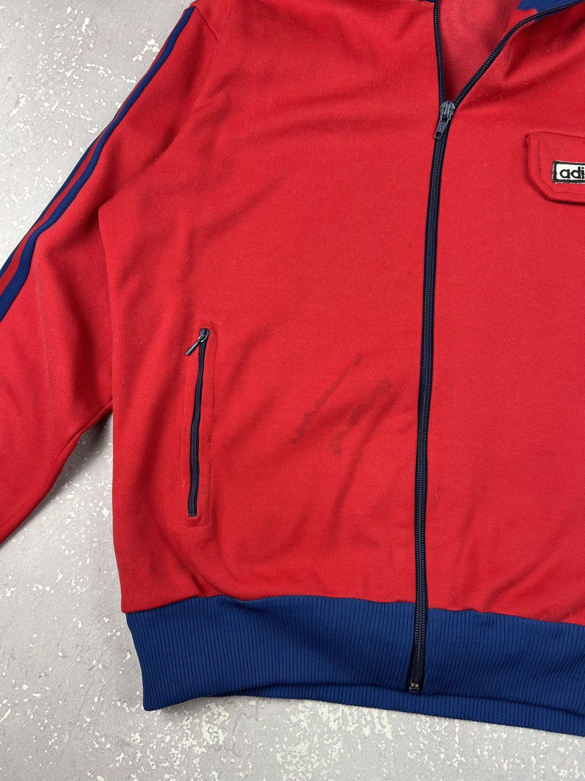 Adidas 70s 80s Vintage Adidas Hooded Track Top Made in Yugoslavia Size US S / EU 44-46 / 1 - 9 Thumbnail