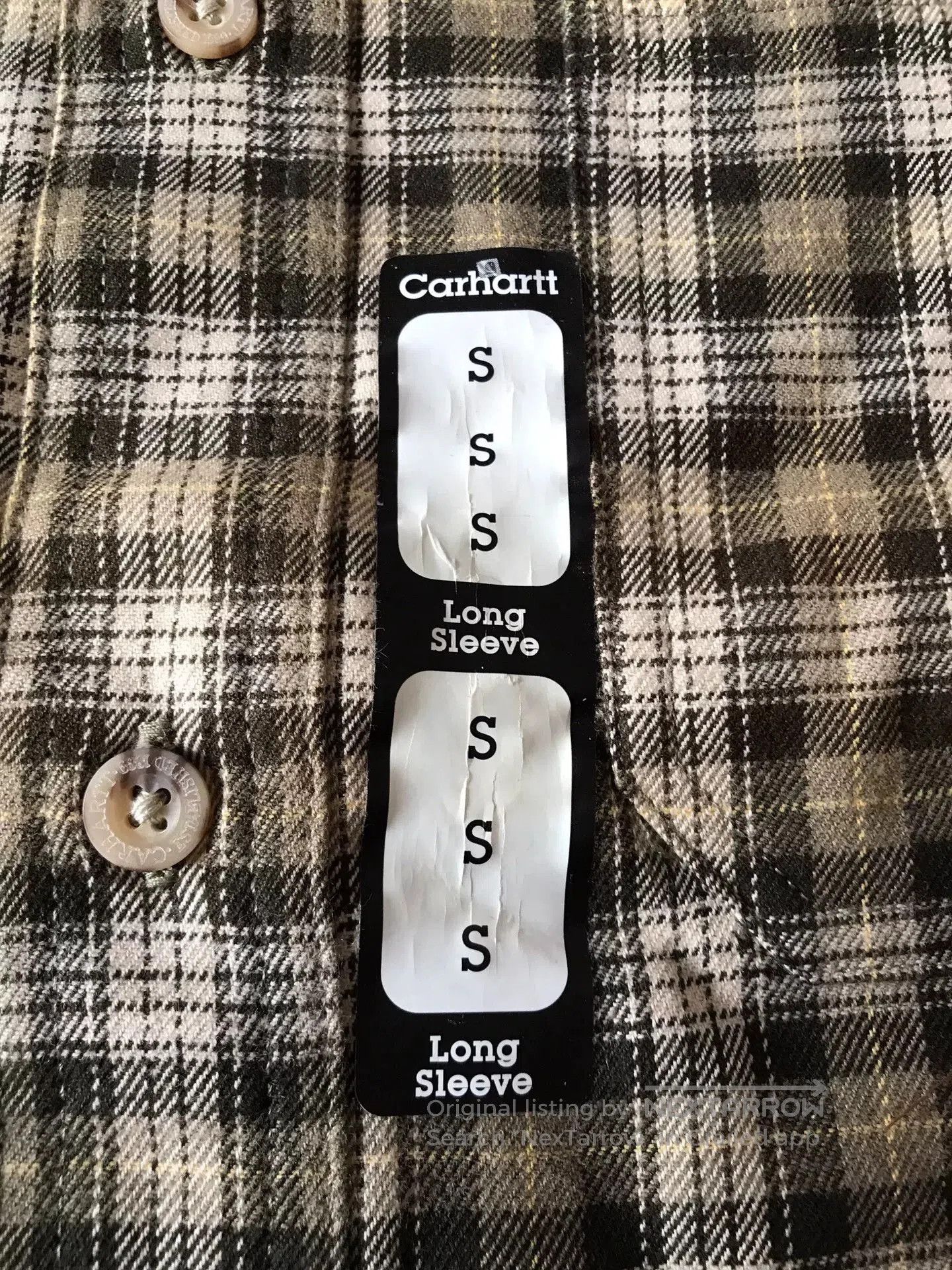 Carhartt Carhartt S131 LDN Flannel Work Shirt. Size US S / EU 44-46 / 1 - 6 Thumbnail