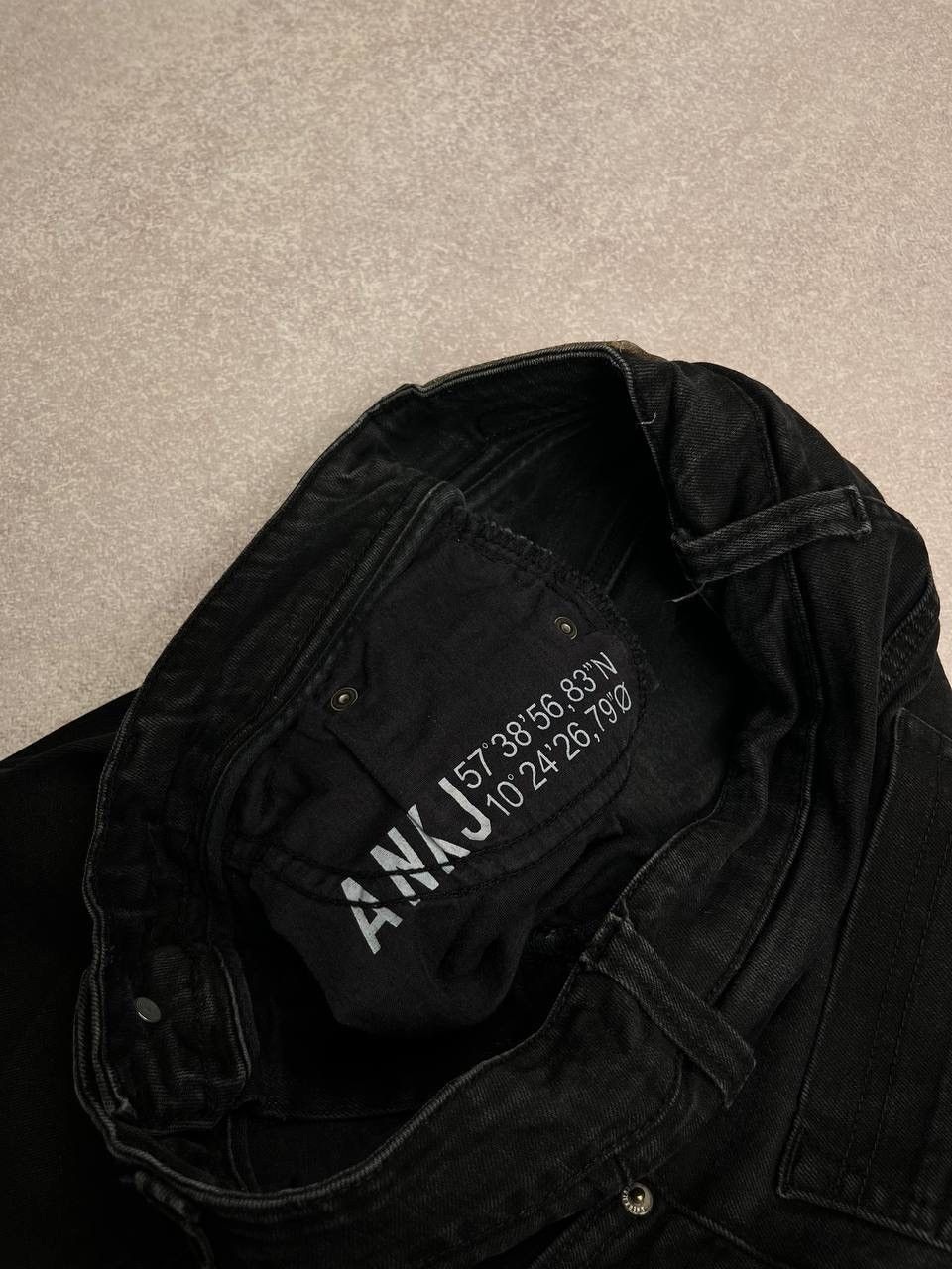 Anerkjendt × Japanese Brand × Vintage Vintage Anerkjendt Black Denim Pants Y2K 32 Size US 32 / EU 48 - 7 Thumbnail
