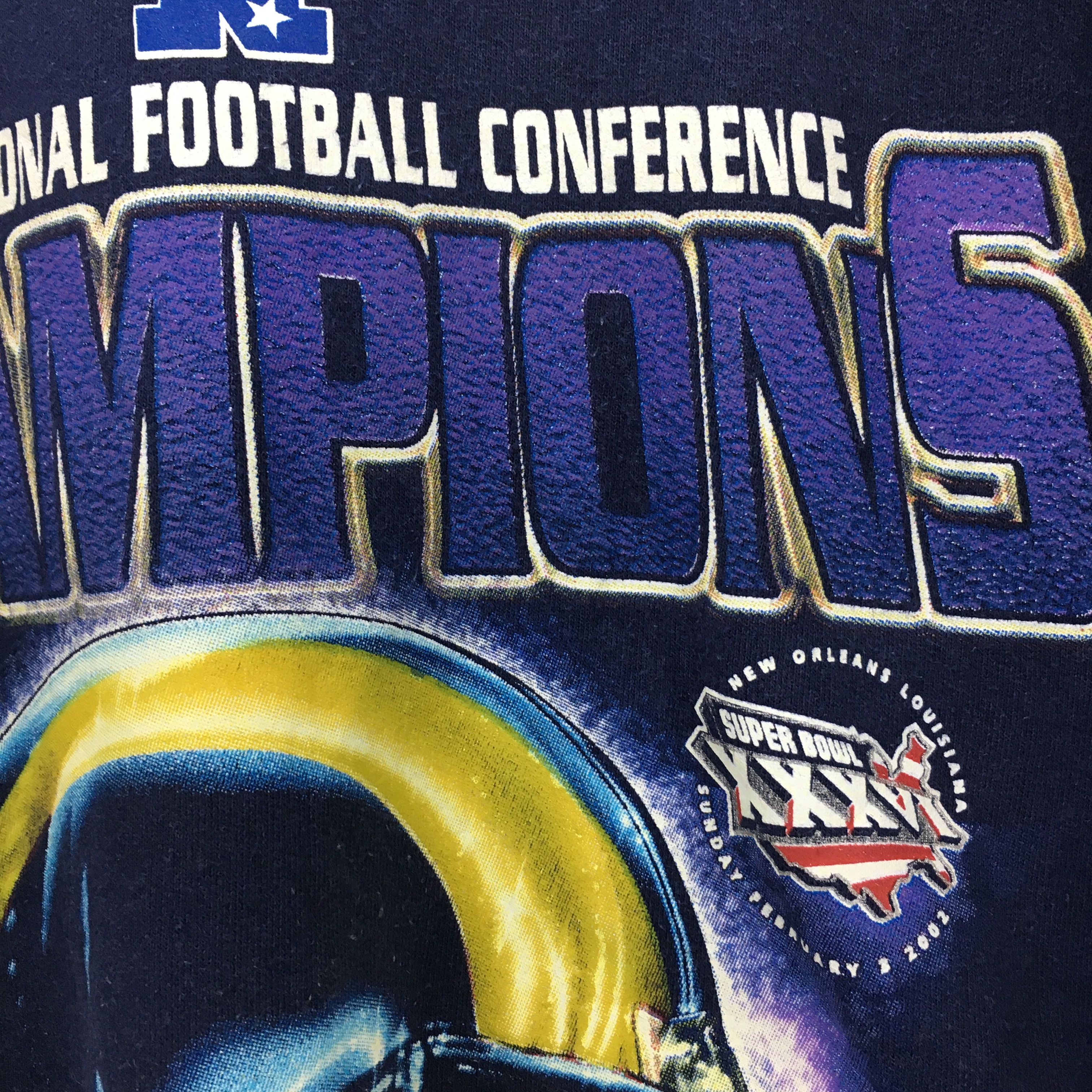 NFL × Vintage Vintage Y2K St Louis Rams Nfl Boxy Sweatshirt Large Size US L / EU 52-54 / 3 - 4 Thumbnail