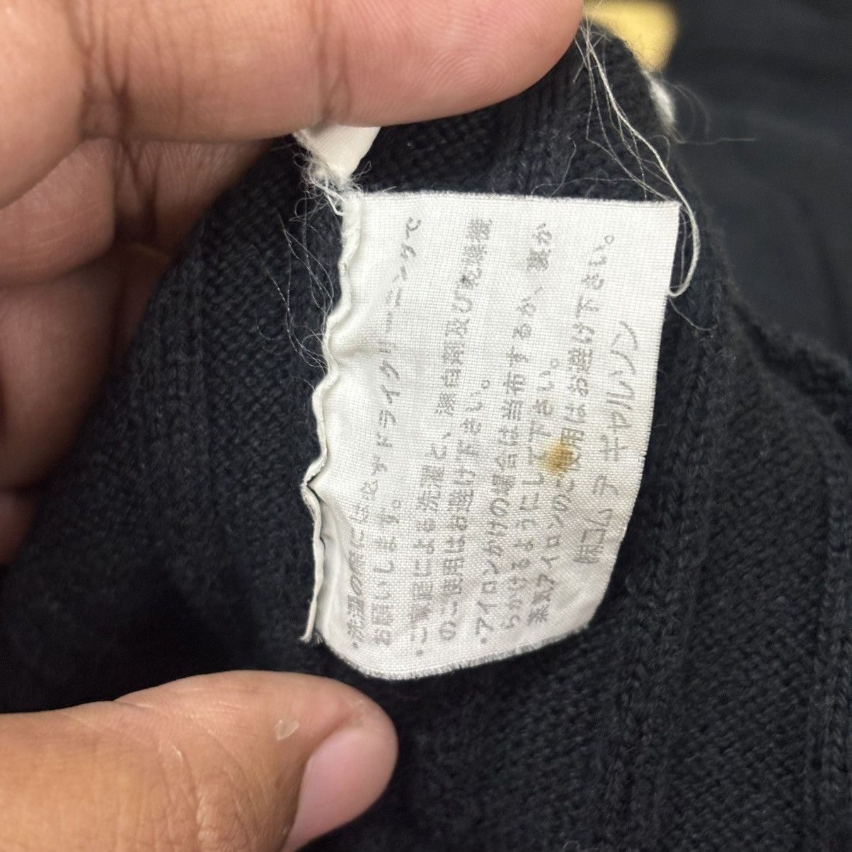 Tricot Comme des Garcons Vintage 1994 Comme des Garcons Tricot Black Cardigan Size S / US 4 / IT 40 - 9 Thumbnail