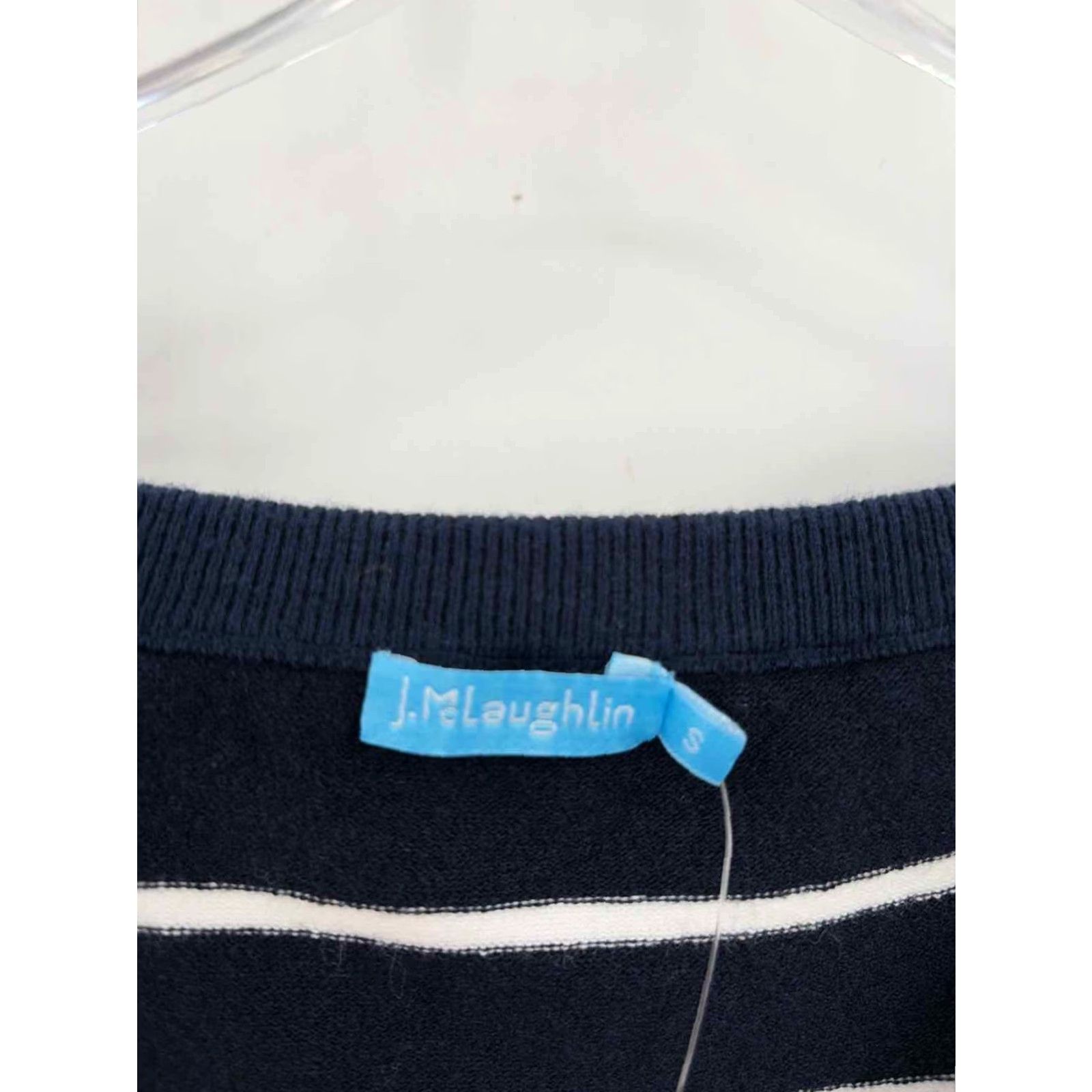 J.McLaughlin J Mclaughlin Stripe Sweater Navy Small Size S / US 4 / IT 40 - 3 Thumbnail