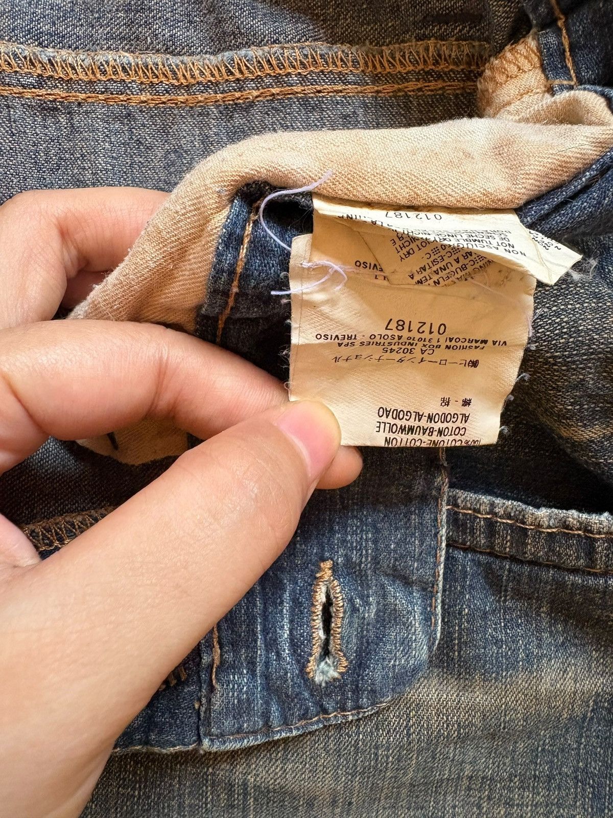 Replay Vintage Replay Rusty Mud Wash Baggy Jeans Size US 33 - 11 Thumbnail