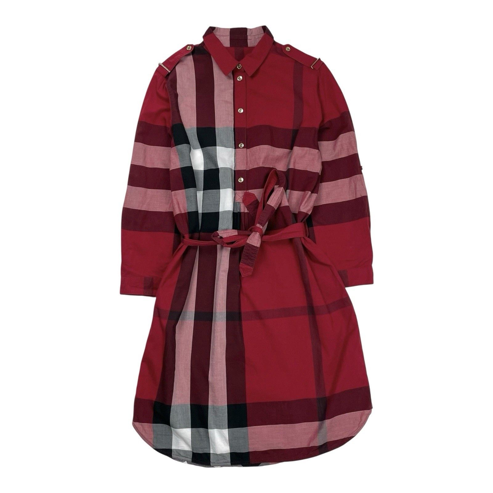 Burberry Burberry Nova Check Plaid Popover Shirt Dress Midi Kelsey Size S / US 4 / IT 40 - 1 Thumbnail