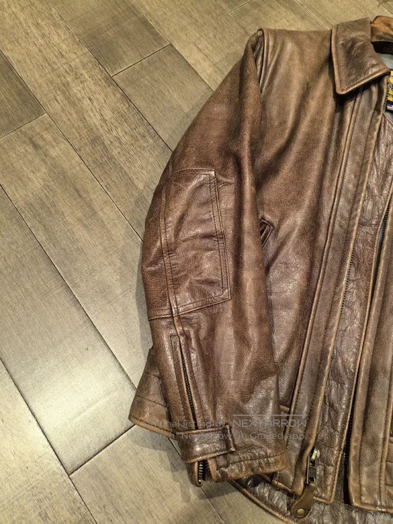 Schott Vintage matte cowhide motorcycle jacket