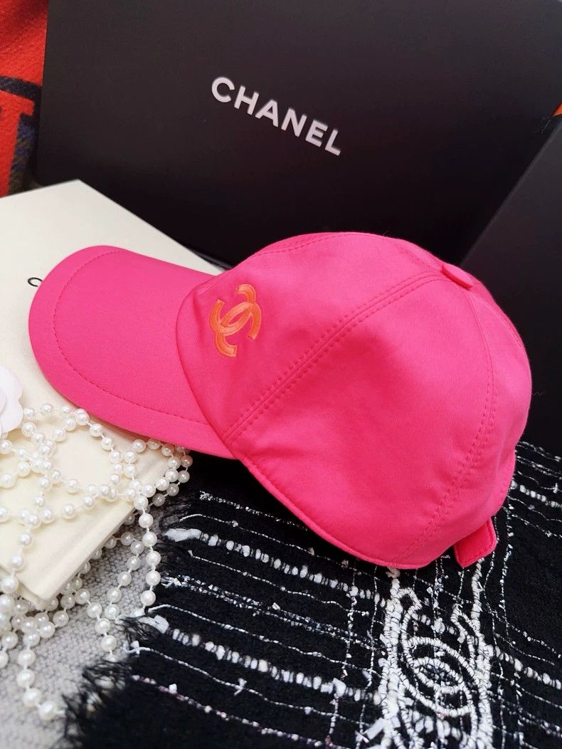 Chanel Chanel 21P Pink CC Embroidered Baseball Cap- dmc Size ONE SIZE - 1 Thumbnail