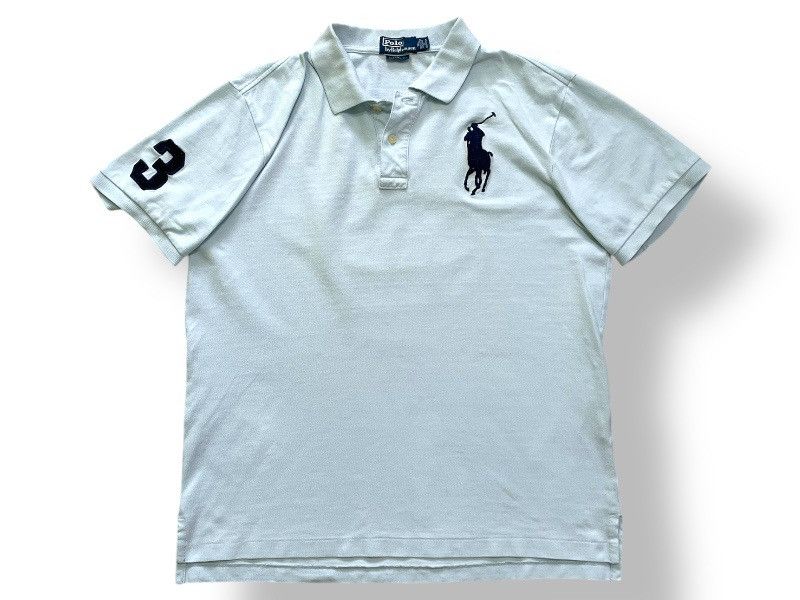 Polo Ralph Lauren Chief Keef Polo Ralph Lauren Vintage Big Pony Light Blue Size US XXL / EU 58 / 5 - 1 Thumbnail