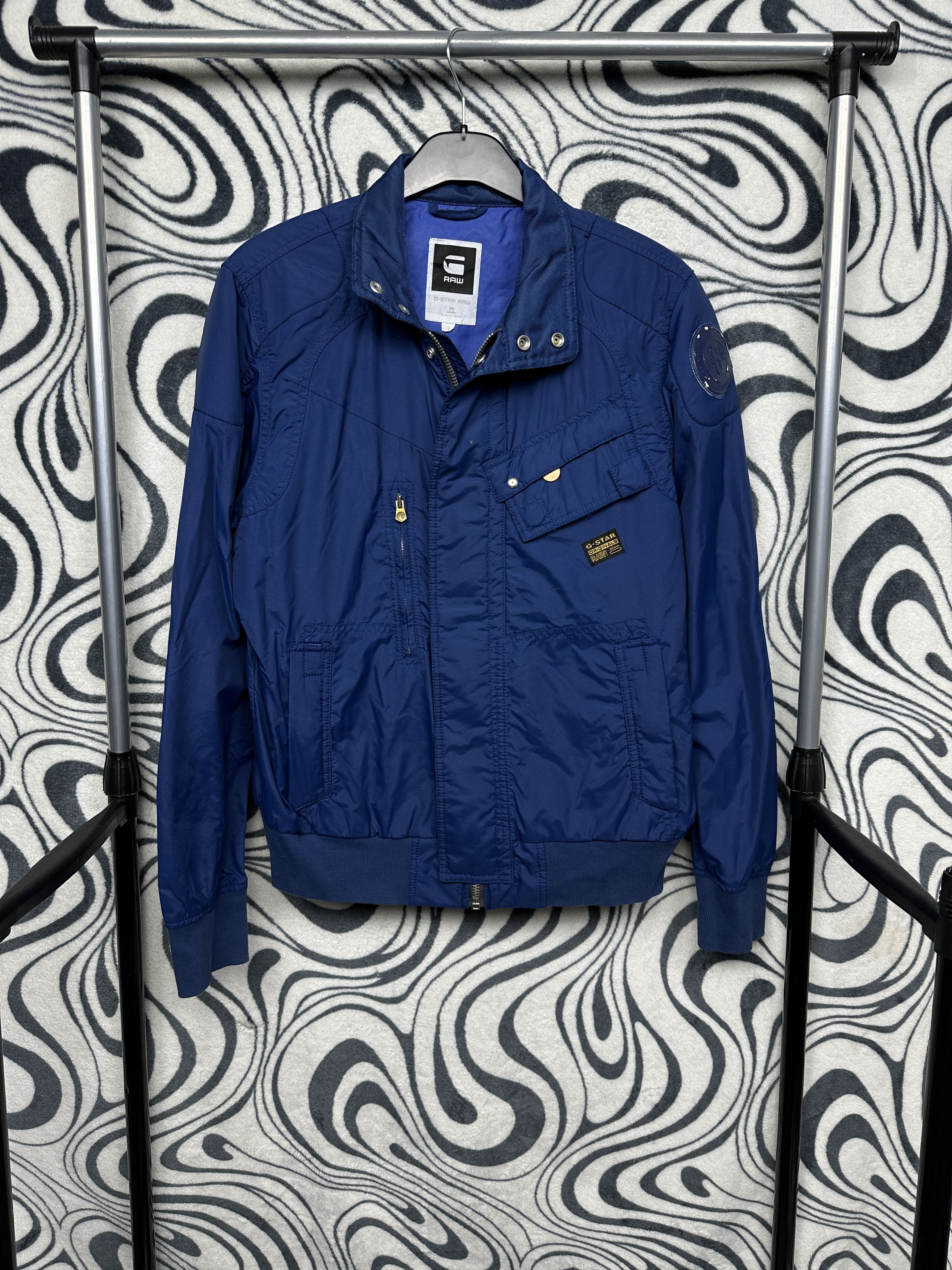G-Star G Star Raw Mens Sandhurst Bomber Biker Jacket Size US L / EU 52-54 / 3 - 1 Thumbnail