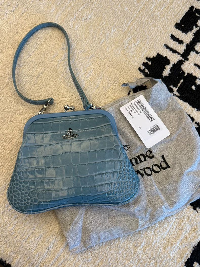 Vivienne Westwood Vivienne Westwood size os Crocodile embossed leather handba Size ONE SIZE - 1 Thumbnail