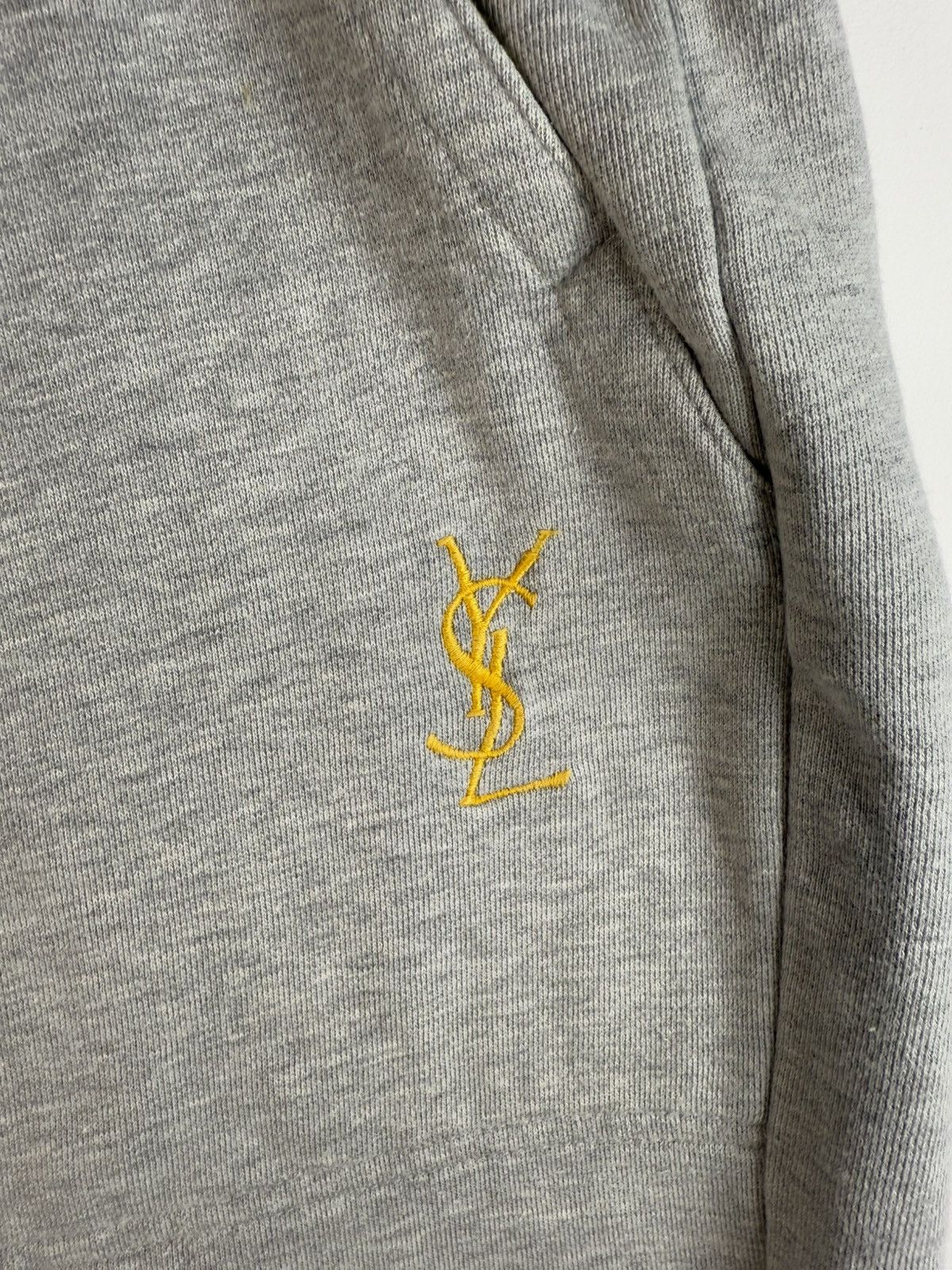 Yves Saint Laurent L size YSL Joggers Cotton YSL Sweatpants Grey YSL Pants Size US 36 / EU 52 - 2 Thumbnail
